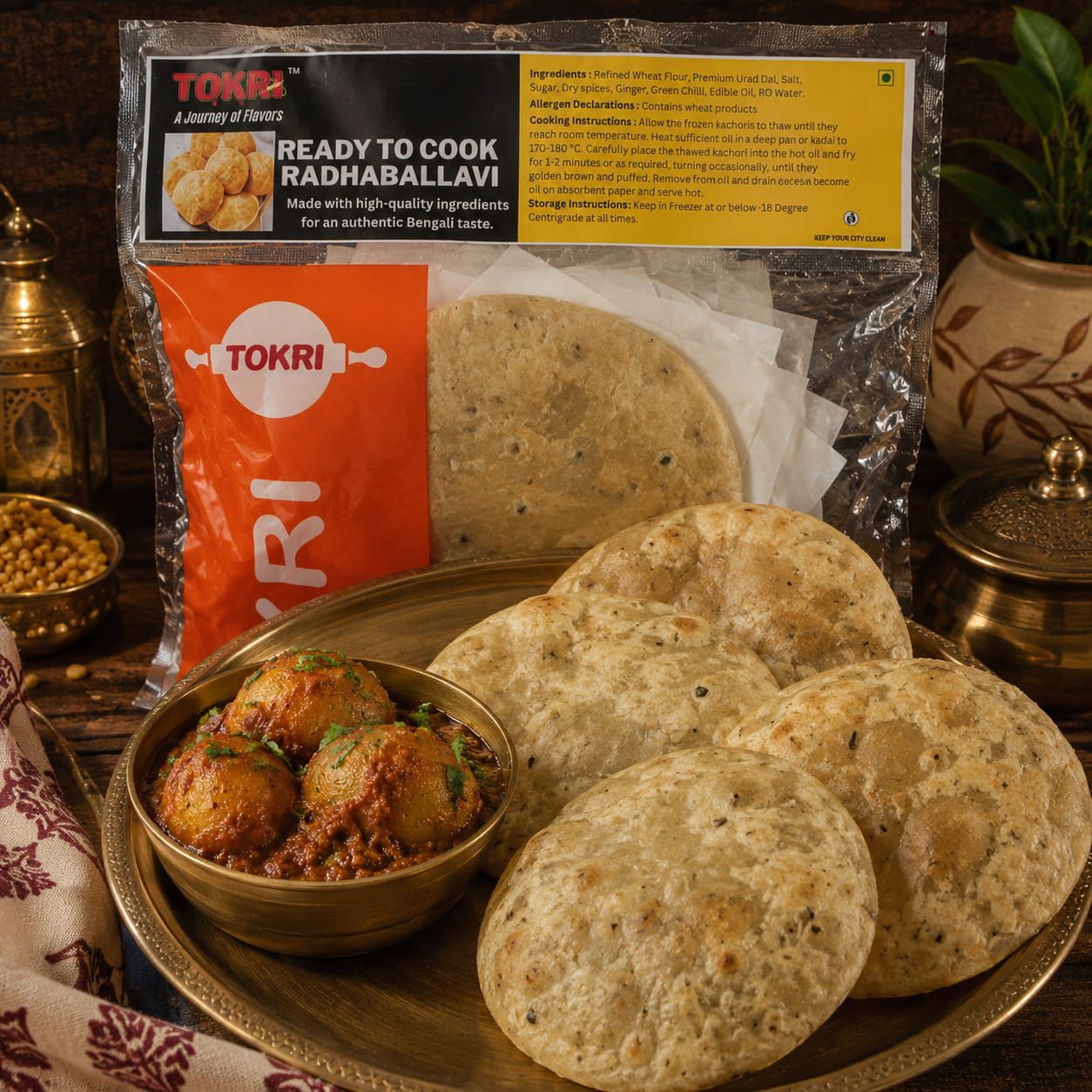 Ready to Cook Radhaballavi (Pack of 10)