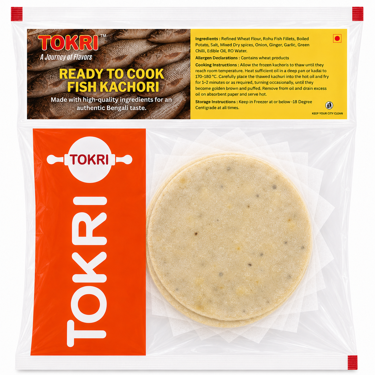 Ready to Cook Fish Kachuri (Pack of 10)