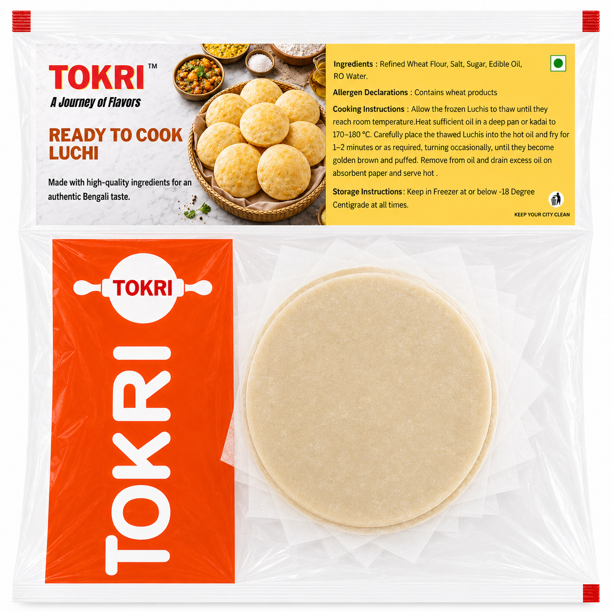 Ready to Cook Luchi (Pack of 10)