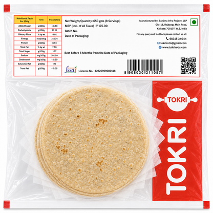 Ready to Cook Dal Paratha (Pack of 8)