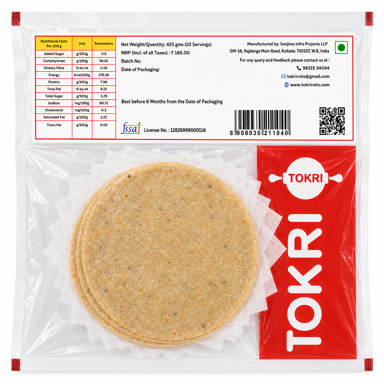 Ready to Cook Radhaballavi (Pack of 10)
