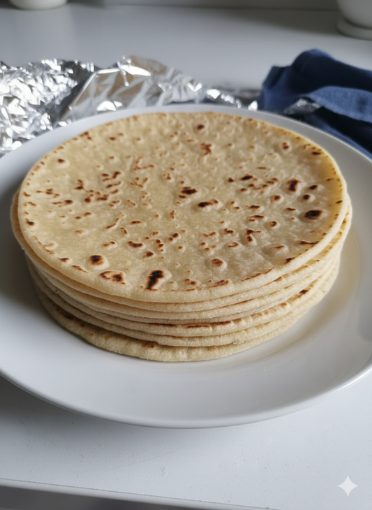 Frozen Ready To Fry Raw Roll Base(Pack of 10)